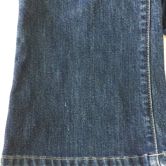 Joe's Jeans Visionaire in Camille Wash Boot Leg Cut in Med Blue. - Picture 6 of 13